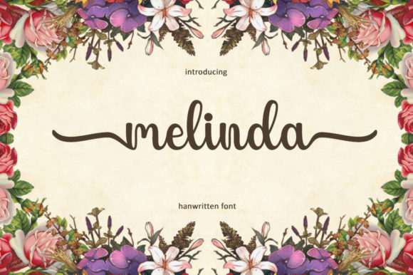 Melinda Font Poster 1