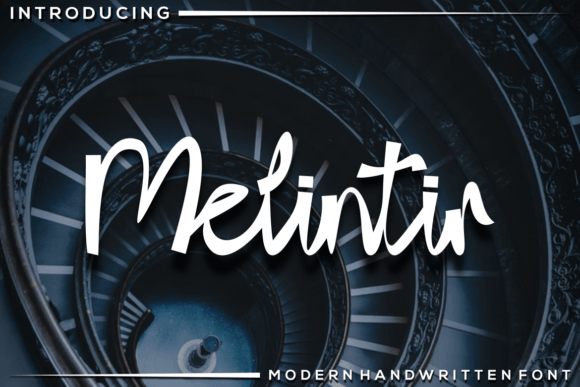 Melintir Font Poster 2