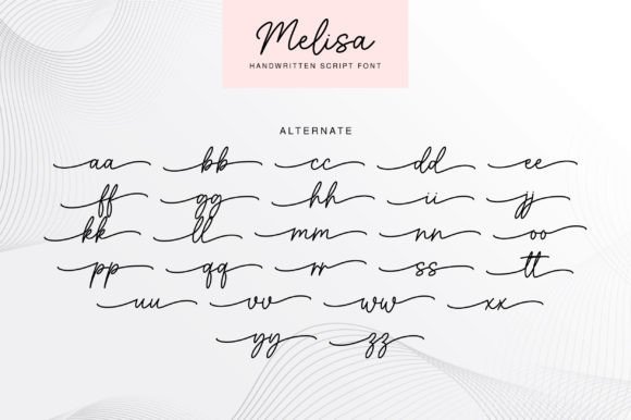 Melisa Font Poster 7