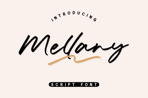 Mellany Font Poster 1