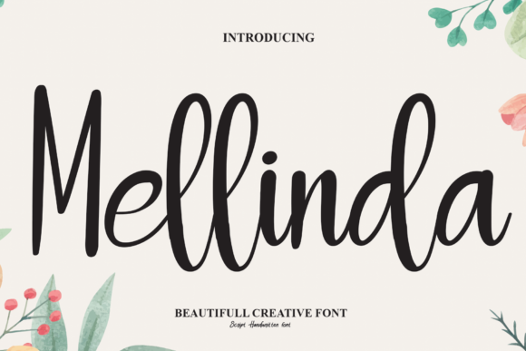 Mellinda Font Poster 1