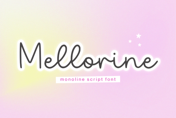 Mellorine Font Poster 1