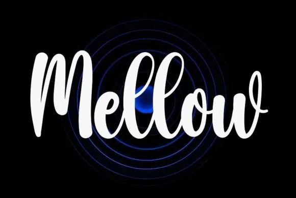 Mellow Font Mellow Font Poster 1