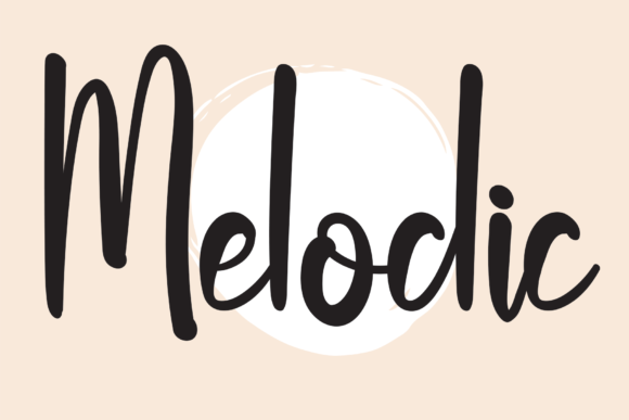 Melodic Font