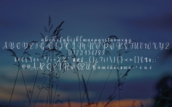 Melody Font Poster 4