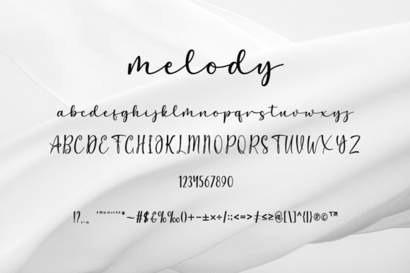 Melody Font Poster 5