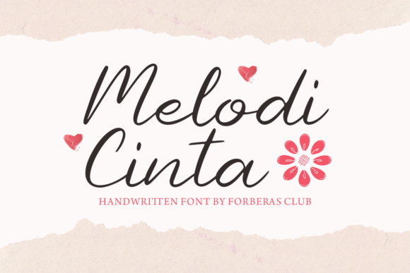 Melody Cinta Font Poster 1