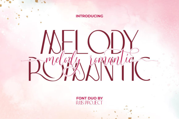 Melody Romantic Font Poster 1