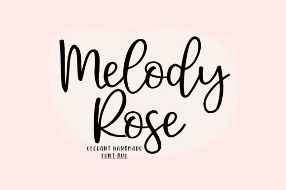 Melody Rose Duo Font Poster 1