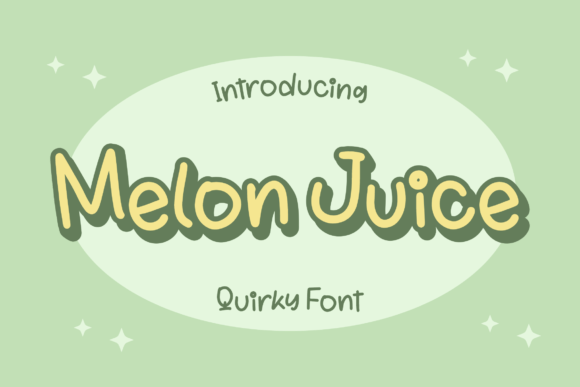 Melon Juice Font Poster 1