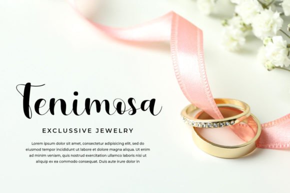 Melyana Font Poster 3