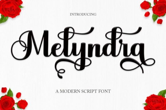 Melyndra Font Poster 1