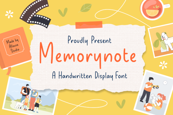 Memorynote Font Poster 1
