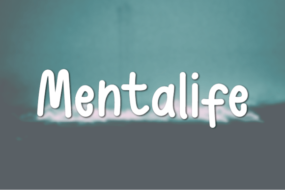 Mentalife Font Mentalife Font Poster 1