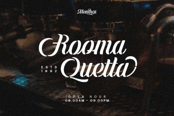 Menthox Font Poster 11