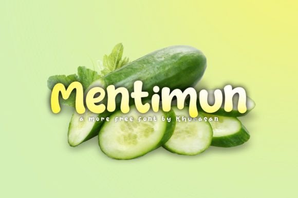 Mentimun Font Poster 1