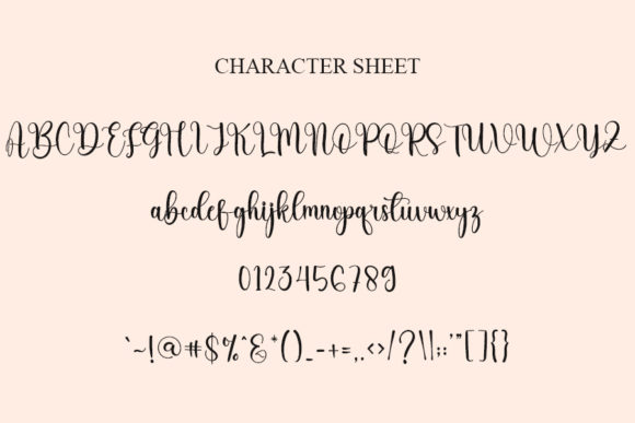 Mentions Font Poster 5
