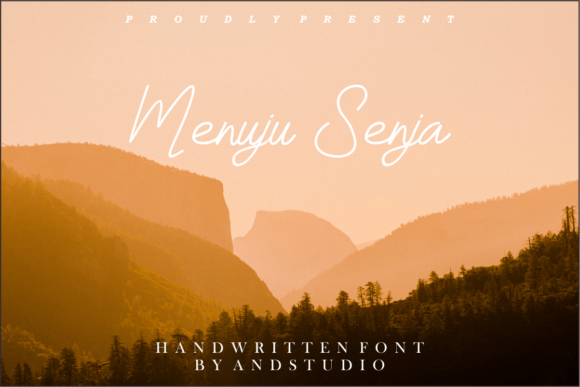 Menuju Senja Font