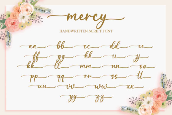 Mercy Font Poster 7