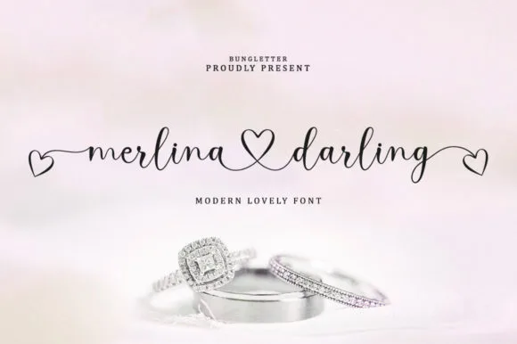 Merlina Darling Font Poster 1