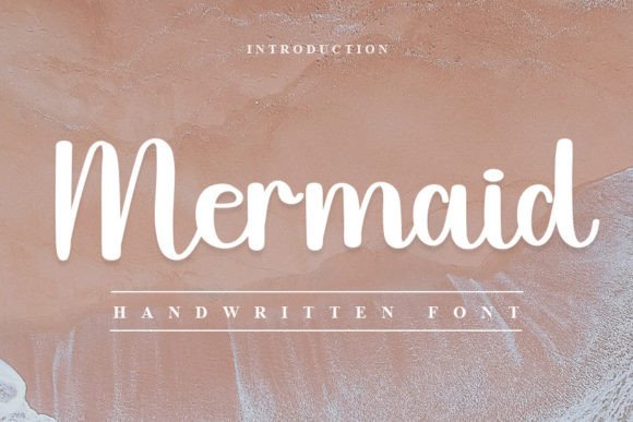 Mermaid Font Poster 1