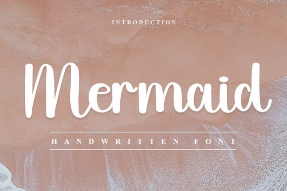 Mermaid Font Poster 1