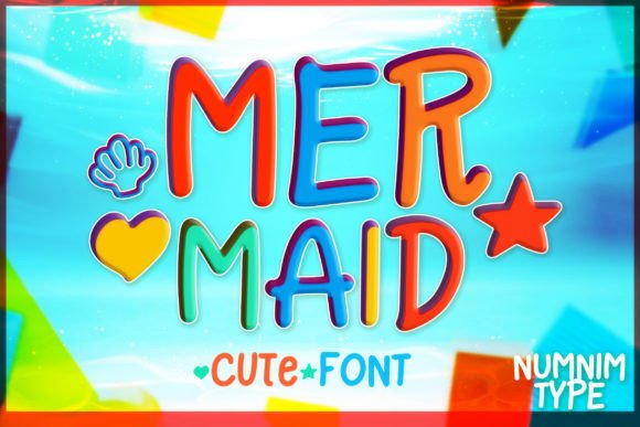 Mermaid Font Poster 1