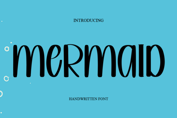 Mermaid Font Poster 1