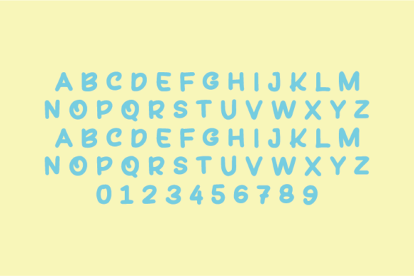 Mermaid Font Poster 2