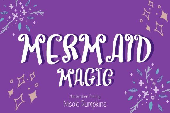 Mermaid Magic Font Poster 1