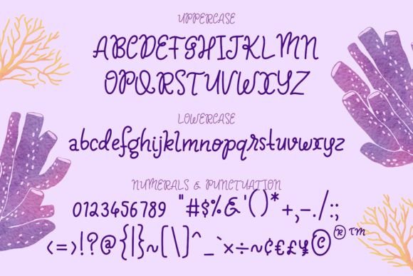 Mermaid Queen Font Poster 2
