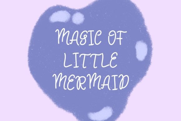 Mermaid Queen Font Poster 3