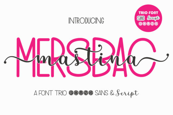 Mersbac Mastina Font Poster 1