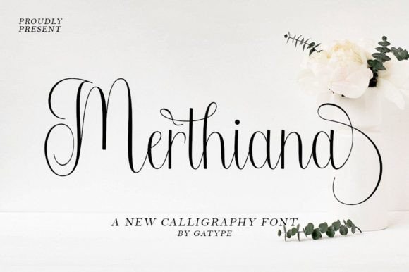 Merthiana Font Poster 1