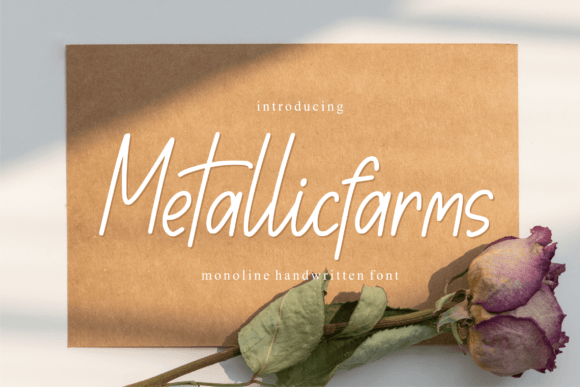 Metallicfarms Font Poster 1