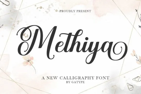 Methiya Font Methiya Font Poster 1