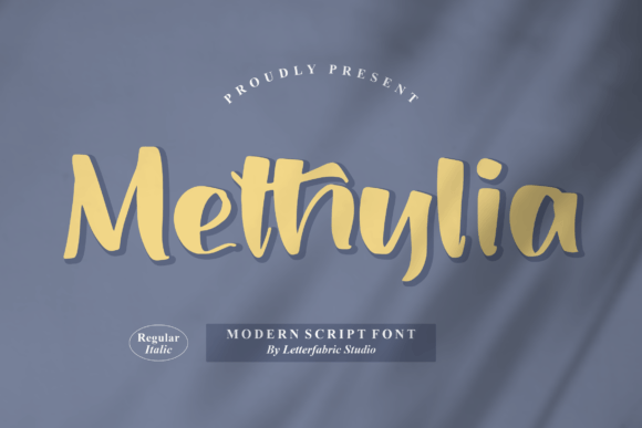 Methylia Font Poster 1