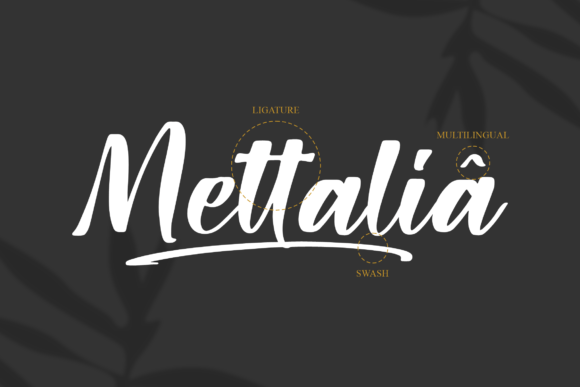 Mettalia Font Poster 12