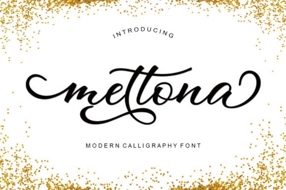 Mettona Font Poster 1