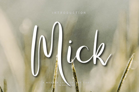 Mick Script Font