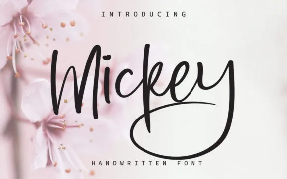 Mickey Font Mickey Font Poster 1