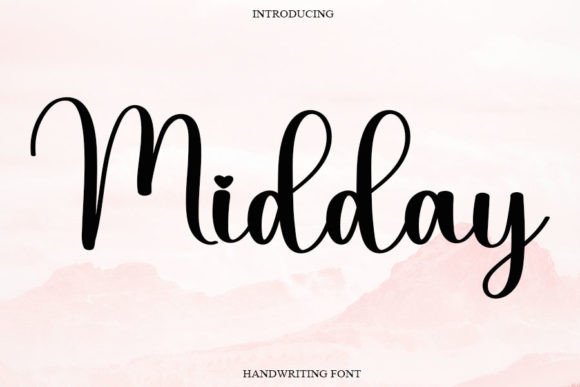 Midday Font Poster 1
