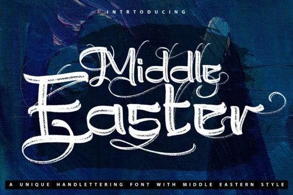 Middle Easter Font Poster 1