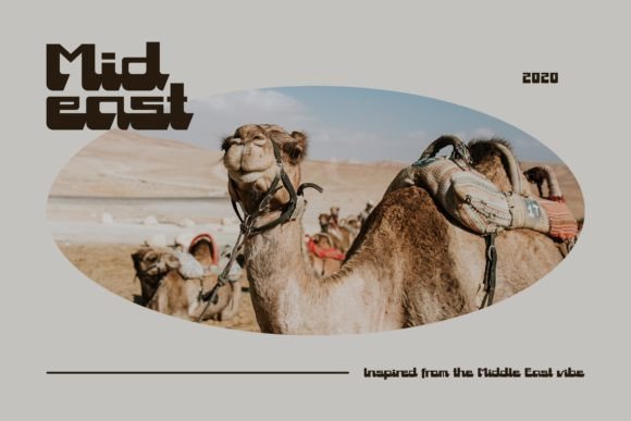 Mideast Font Poster 1
