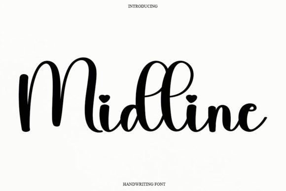 Midline Font Poster 1