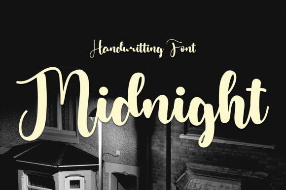 Midnight Font Poster 1