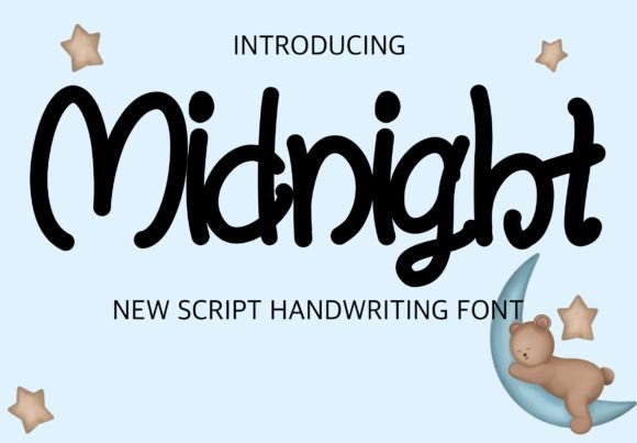 Midnight Font Poster 1