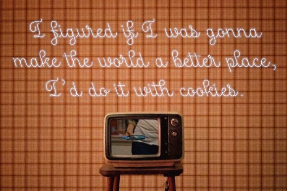 Midnight Diner Font Poster 5