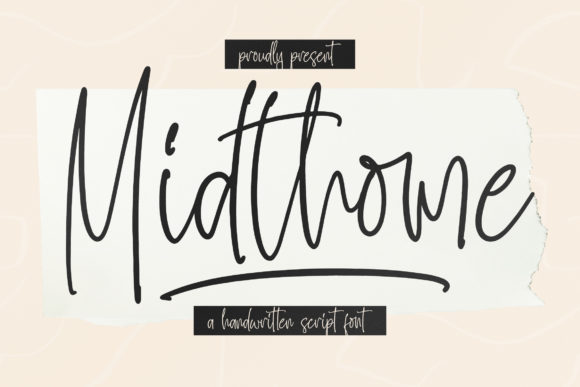 Midthome Font Poster 1