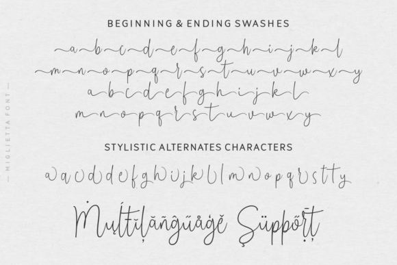 Miglietta Font Poster 10